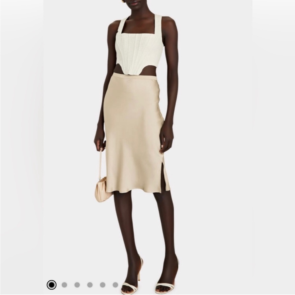 Anine Bing Erin Skirt in Beige